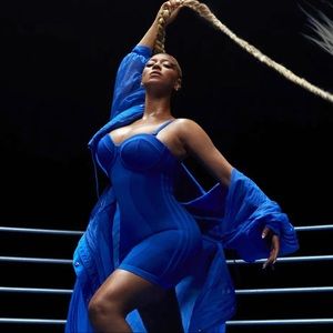 Ivy park x adidas blue dress